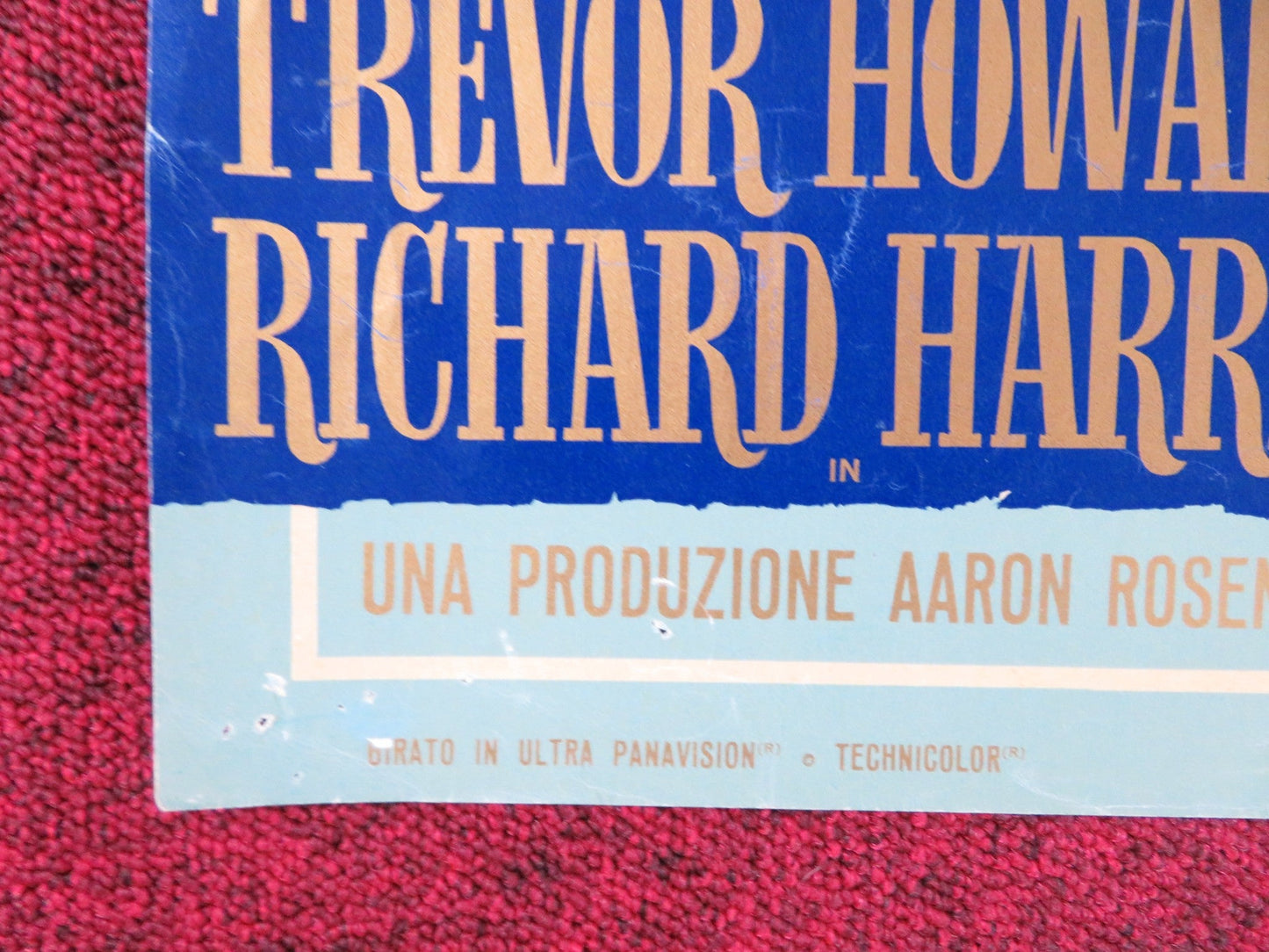 MUTINY ON THE BOUNTY - H ITALIAN FOTOBUSTA POSTER MARLON BRANDO T. HOWARD 1962 Rendezvous Cinema Movie posters