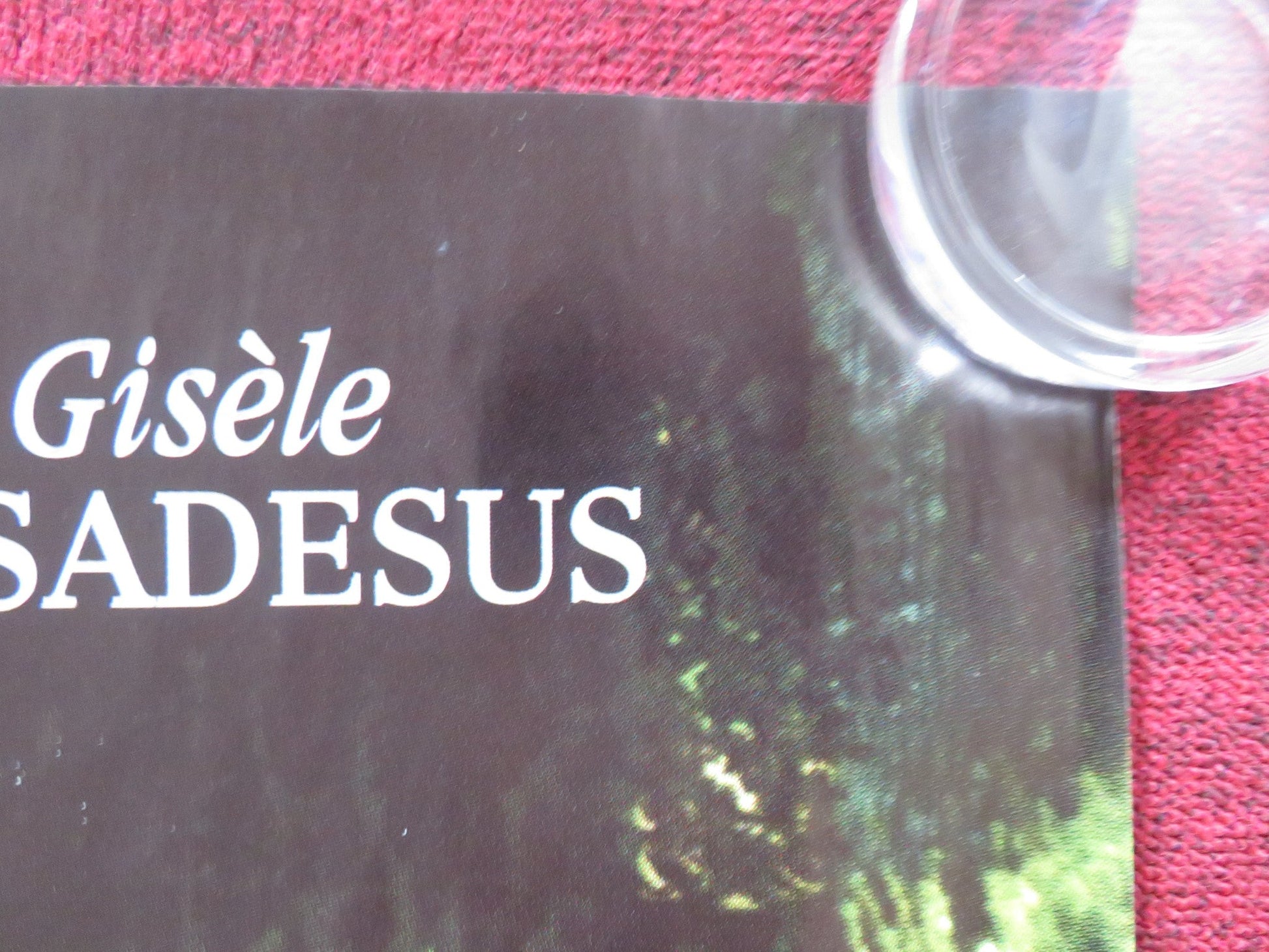 MY AFTERNOONS WITH MARGUERITTE UK QUAD ROLLED POSTER GERARD DEPARDIEU 2010 Rendezvous Cinema Movie posters