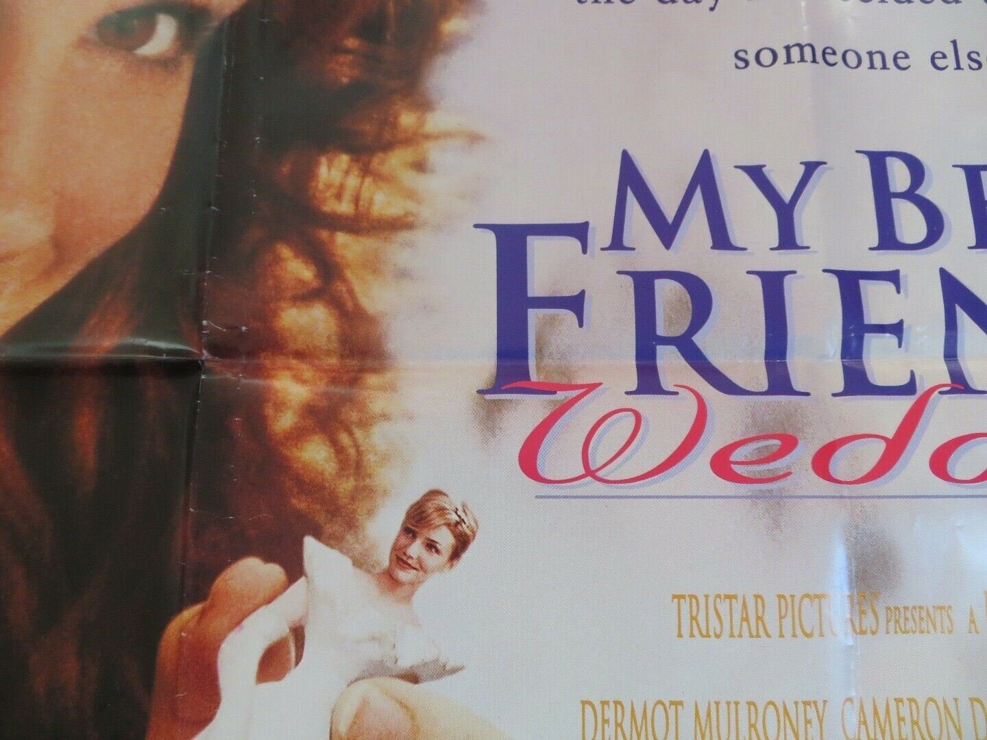 MY BEST FRIEND'S WEDDING BRITISH QUAD POSTER JULIA ROBERTS CAMERON DIAZ Rendezvous Cinema Movie posters