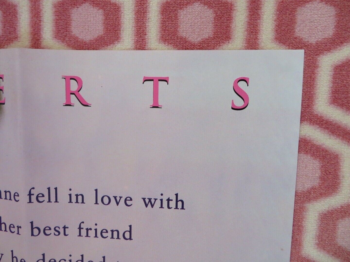 MY BEST FRIEND'S WEDDING BRITISH QUAD POSTER JULIA ROBERTS CAMERON DIAZ Rendezvous Cinema Movie posters