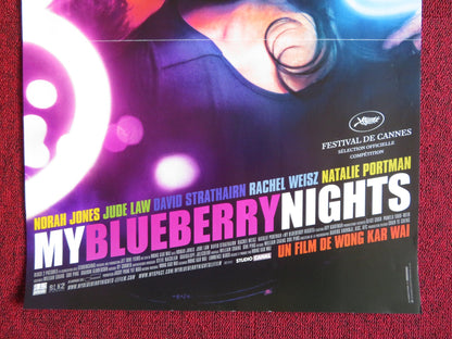 MY BLUBERRY NIGHTS FRENCH (15.5" x 21") POSTER JUDE LAW NORAH JONES 2007 Rendezvous Cinema Movie posters