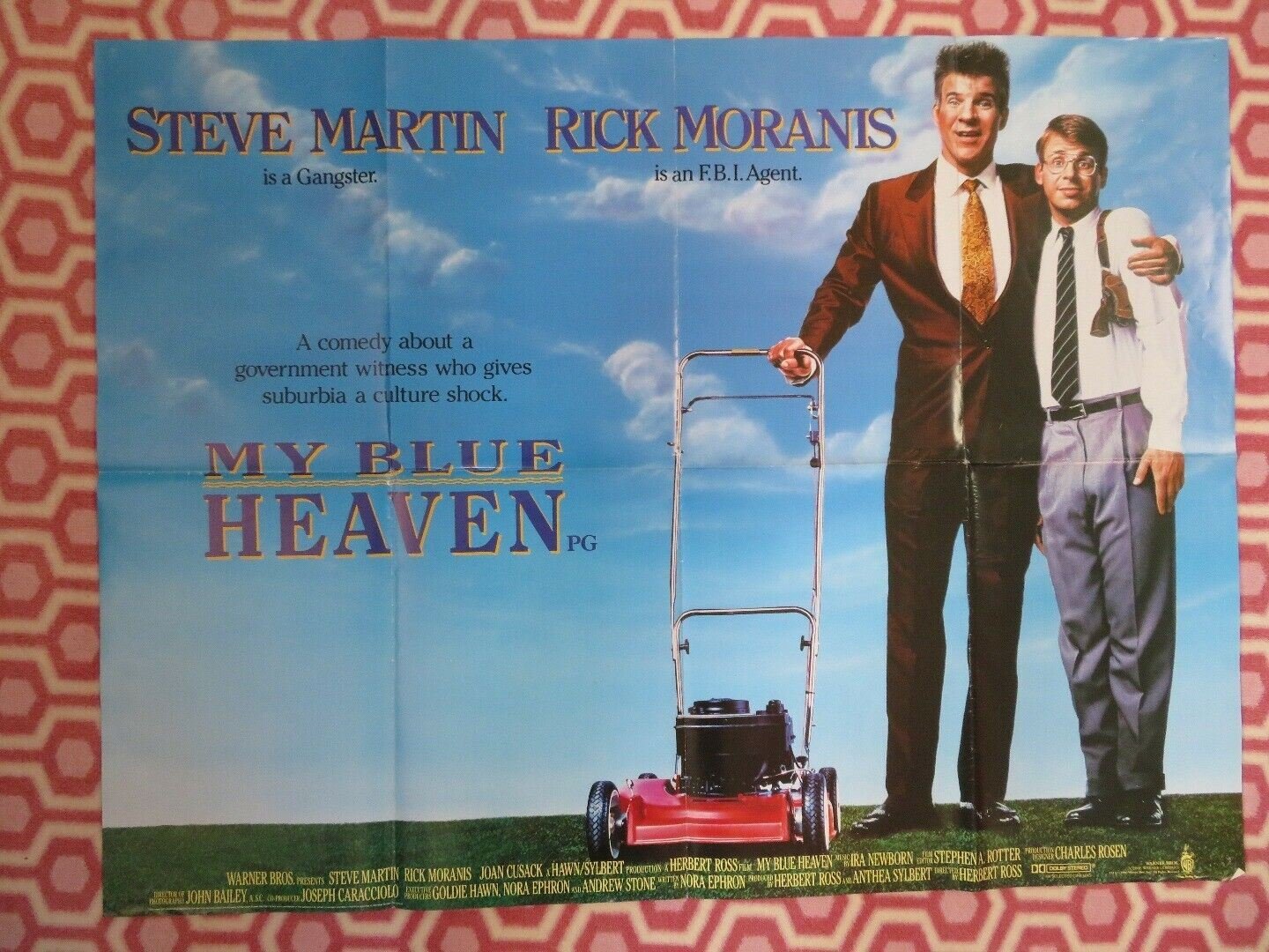 MY BLUE HEAVEN BRITISH QUAD(30 x40)POSTER STEVE MARTIN RICK MORANIS JOHN CUSSACK Movie posters