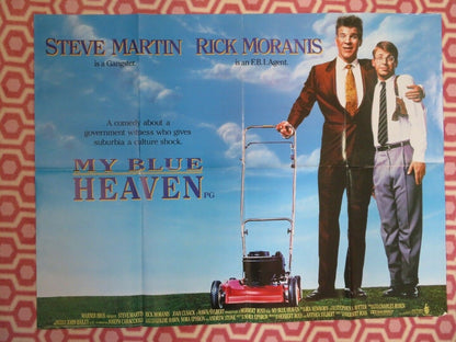 MY BLUE HEAVEN BRITISH QUAD(30 x40)POSTER STEVE MARTIN RICK MORANIS JOHN CUSSACK Movie posters