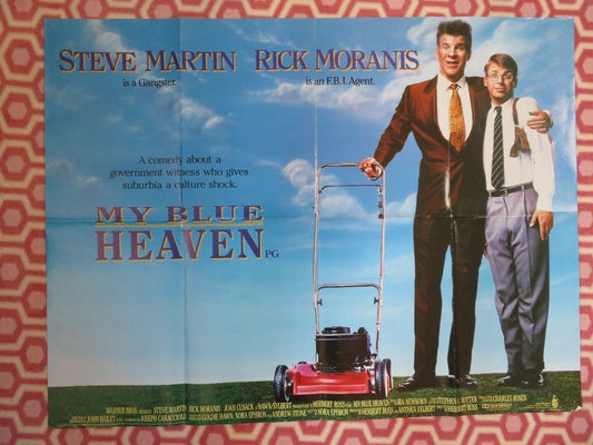 MY BLUE HEAVEN BRITISH QUAD(30 x40)POSTER STEVE MARTIN RICK MORANIS JOHN CUSSACK Movie posters