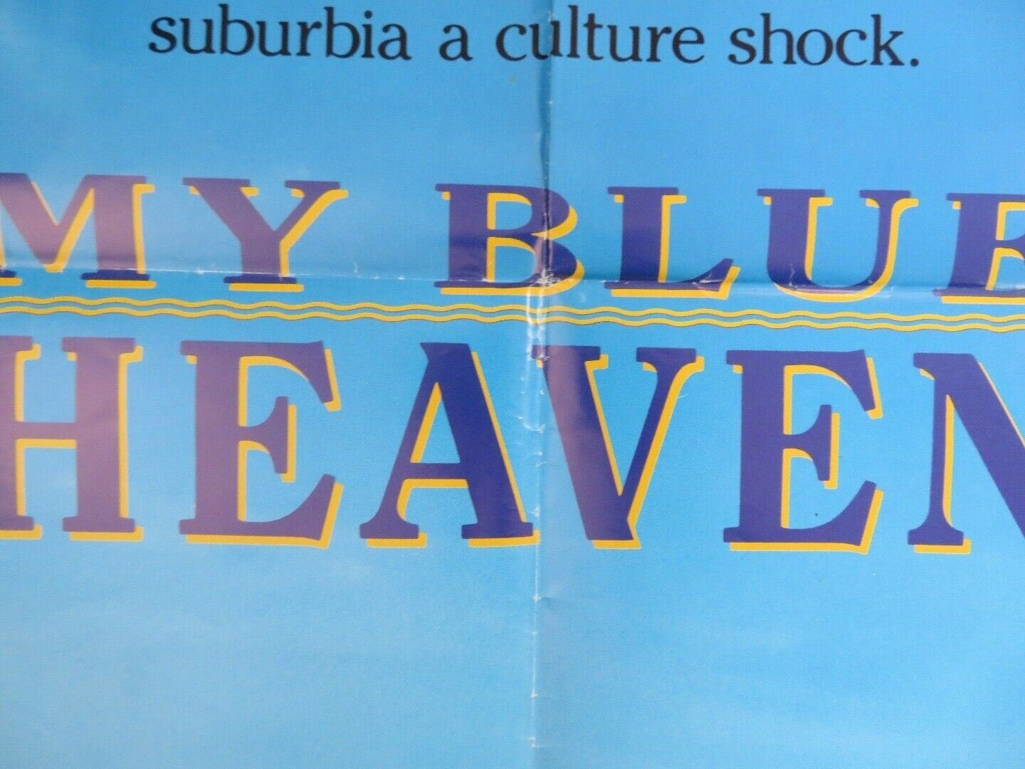MY BLUE HEAVEN BRITISH QUAD(30 x40)POSTER STEVE MARTIN RICK MORANIS JOHN CUSSACK Movie posters
