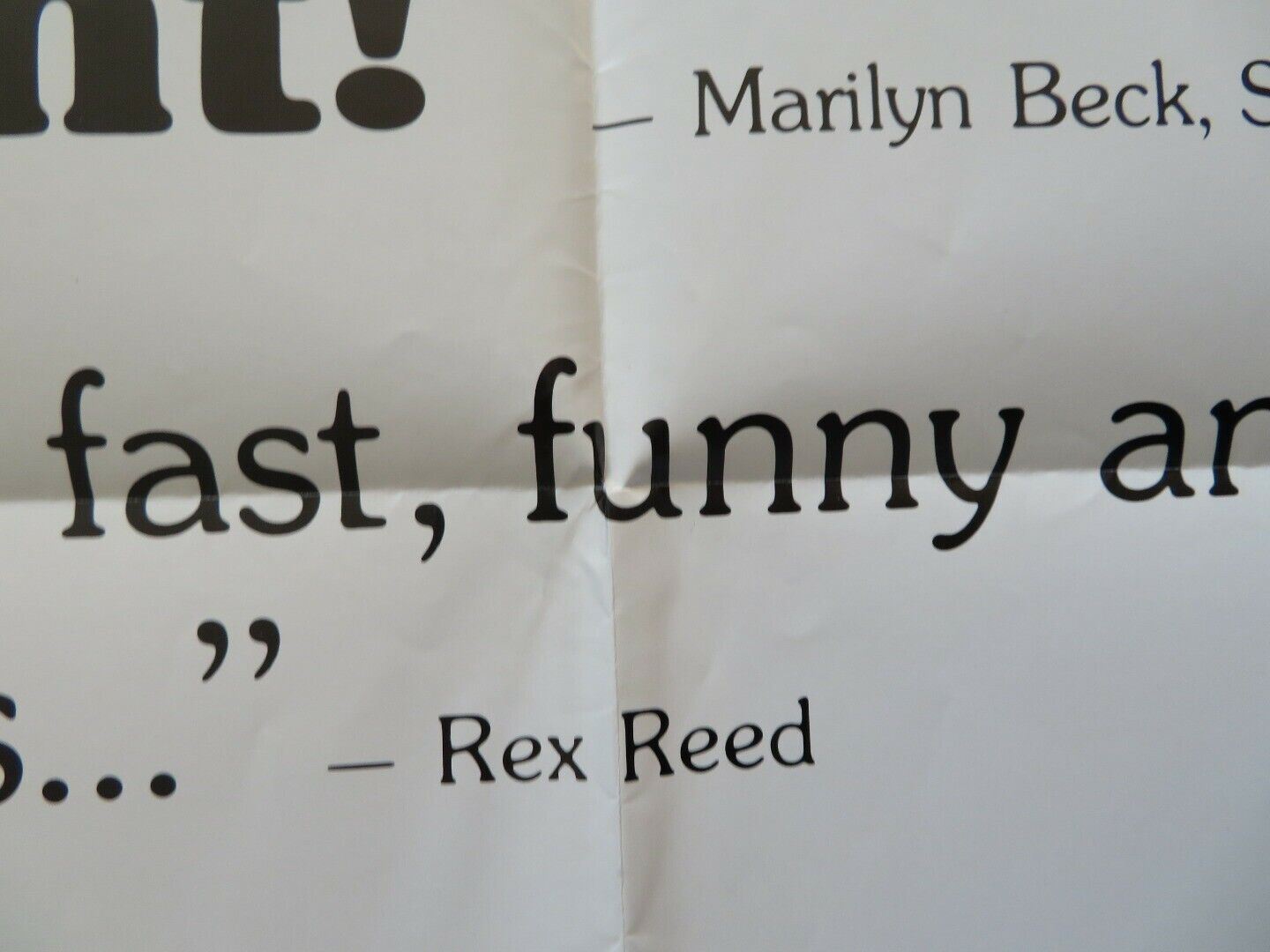 MY BODYGUARD FOLDED US ONE SHEET POSTER REVIEW B - MATT DILLON 1980 Movie posters