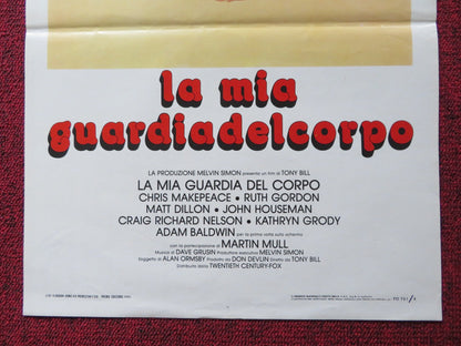 MY BODYGUARD ITALIAN LOCANDINA POSTER CHRIS MAKEPEACE RUTH GORDON 1980 Rendezvous Cinema Movie posters