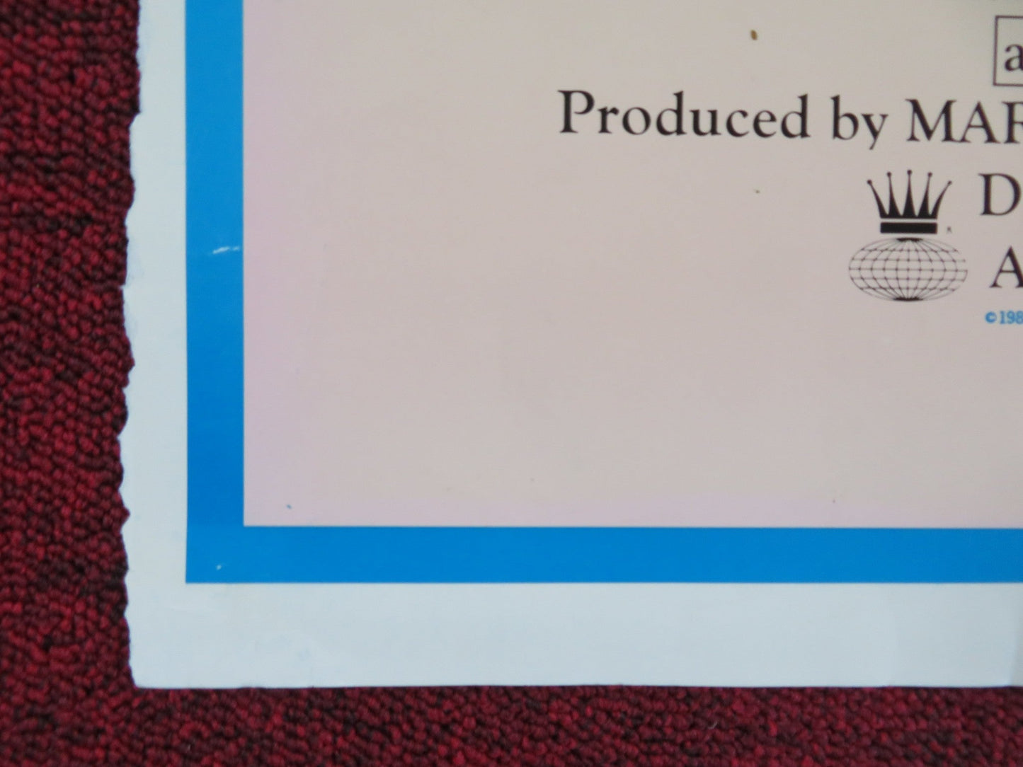 MY CHAUFFEUR FOLDED US ONE SHEET POSTER DEBORAH FOREMAN SAM JONES 1985 Rendezvous Cinema Movie posters