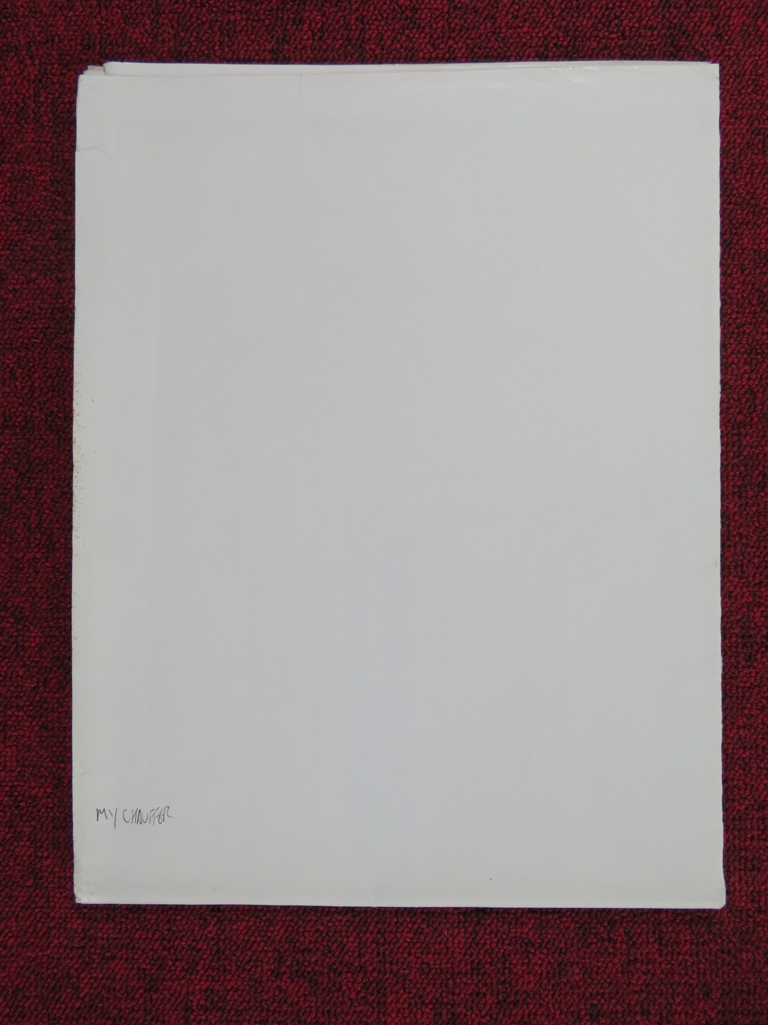 MY CHAUFFEUR FOLDED US ONE SHEET POSTER DEBORAH FOREMAN SAM JONES 1985 Rendezvous Cinema Movie posters