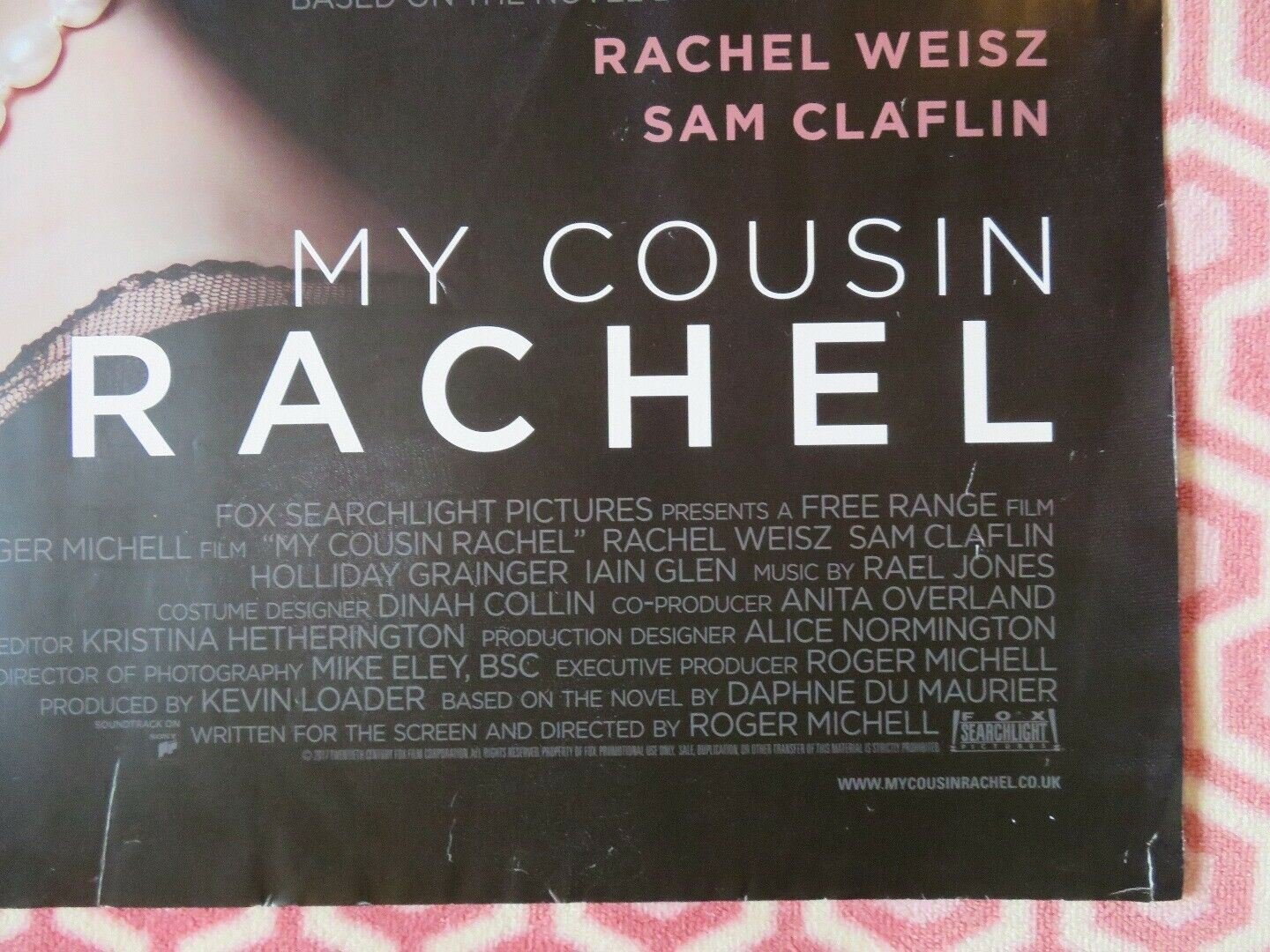 MY COUSIN RACHEL BRITISH QUAD (30"x 40") ROLLED POSTER RACHEL WEISZ SAM CLAFLIN Movie posters
