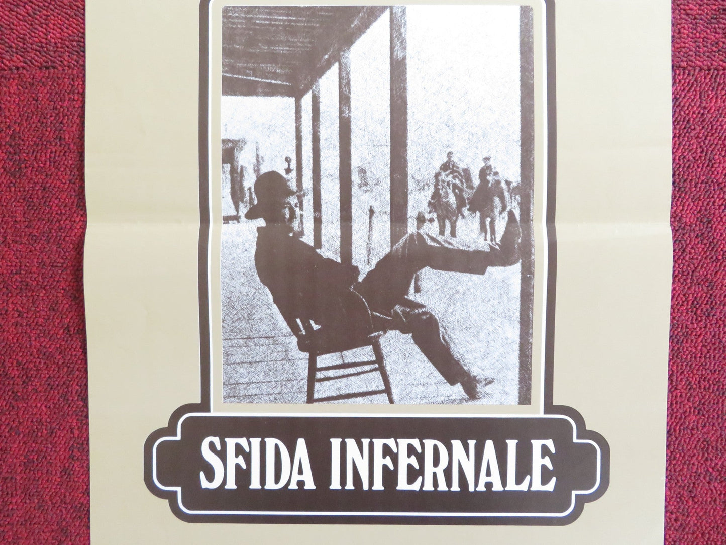 MY DARLING CLEMENTINE ITALIAN LOCANDINA POSTER HENRY FONDA LINDA DARNELL 1980 Rendezvous Cinema Movie posters