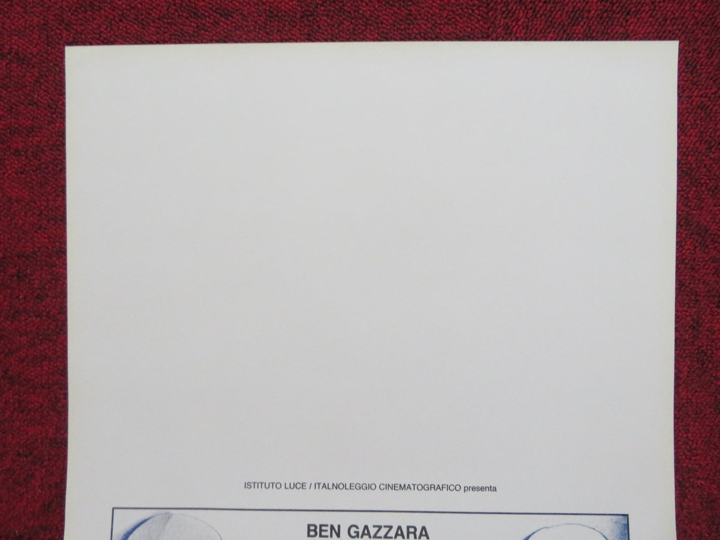 MY DEAREST SON ITALIAN LOCANDINA POSTER BEN GAZZARA SERGIO RUBINI 1985 Rendezvous Cinema Movie posters