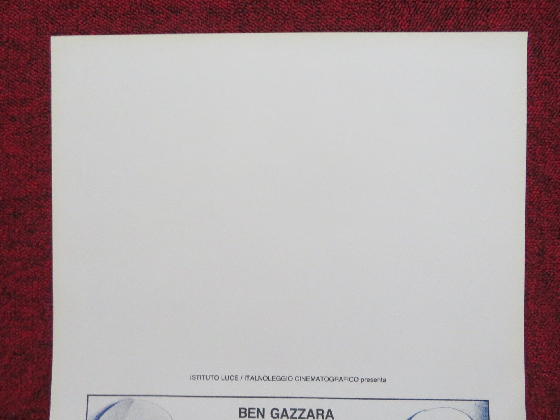 MY DEAREST SON ITALIAN LOCANDINA POSTER BEN GAZZARA SERGIO RUBINI 1985 Rendezvous Cinema Movie posters