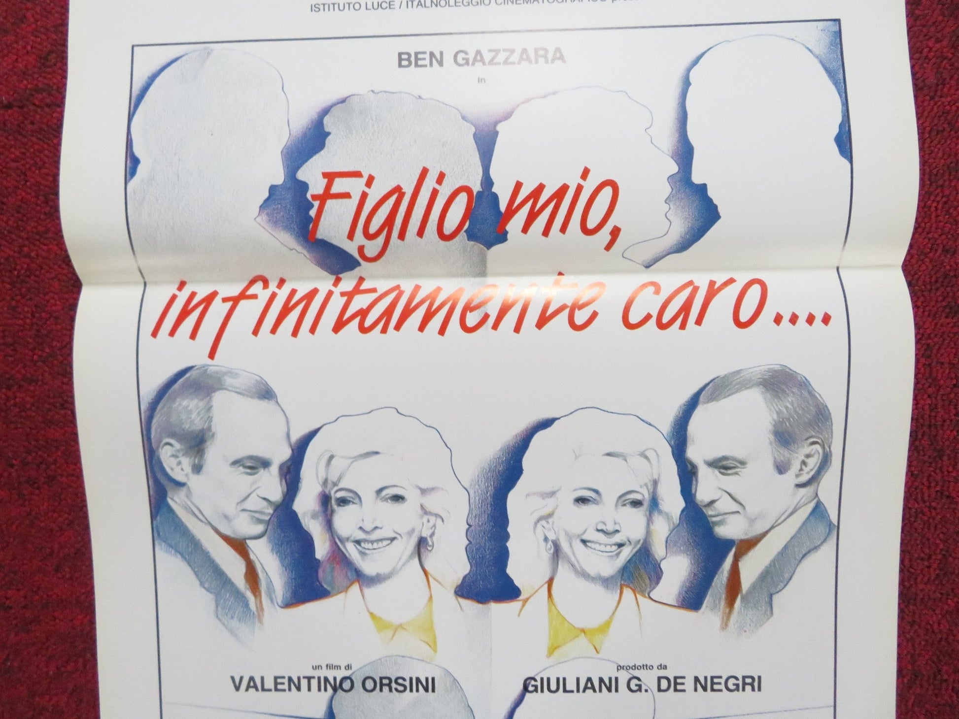 MY DEAREST SON ITALIAN LOCANDINA POSTER BEN GAZZARA SERGIO RUBINI 1985 Rendezvous Cinema Movie posters