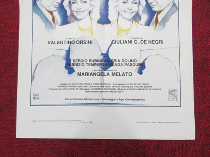 MY DEAREST SON ITALIAN LOCANDINA POSTER BEN GAZZARA SERGIO RUBINI 1985 Rendezvous Cinema Movie posters