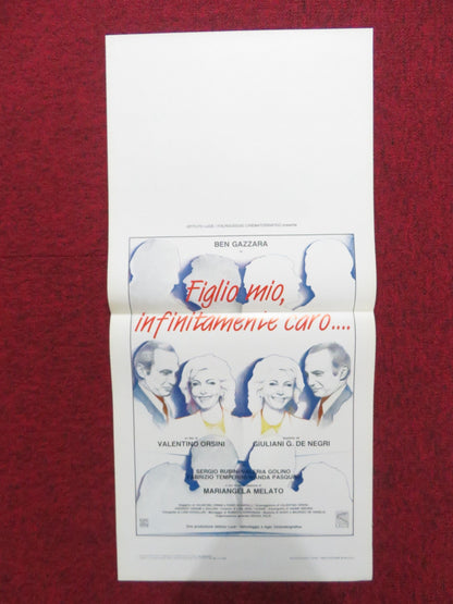 MY DEAREST SON ITALIAN LOCANDINA POSTER BEN GAZZARA SERGIO RUBINI 1985 Rendezvous Cinema Movie posters