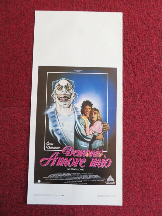 MY DEMON LOVER ITALIAN LOCANDINA (27.5"x13") POSTER 1987 Movie posters
