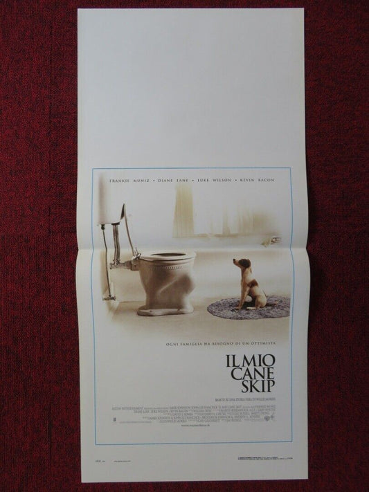 MY DOG SKIP ITALIAN LOCANDINA (27.5"x13") POSTER LUKE WILSON KEVIN BACON 2000 Movie posters