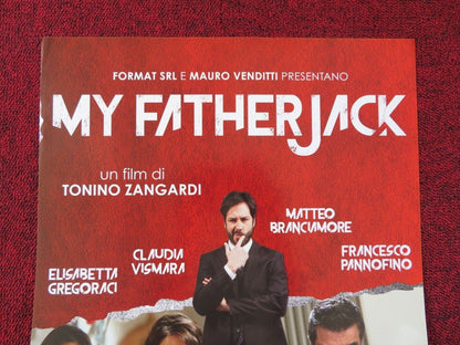 MY FATHER JACK ITALIAN LOCANDINA (26.5"x12.5") POSTER FRANCESCO PANNOFINO 2016 Movie posters