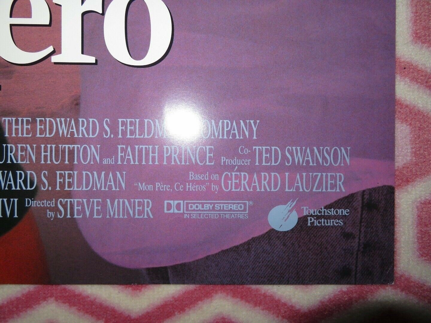 MY FATHER THE HERO US ONE SHEET POSTER GERARD DEPARDIEU 1994 Movie posters