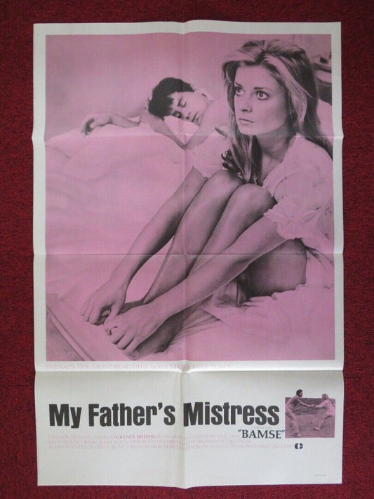 MY FATHER'S MISTRESS / BAMSE FOLDED U.S ONE SHEET POSTER ULLA JACOBSSON 1968 Movie posters