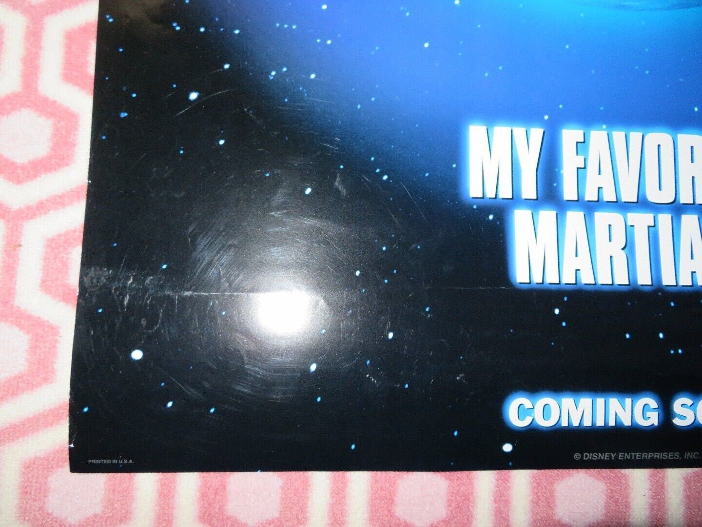 MY FAVORITE MARTIAN US ONE SHEET ROLLED POSTER JEFF DANIELS 1999 TEASER Movie posters