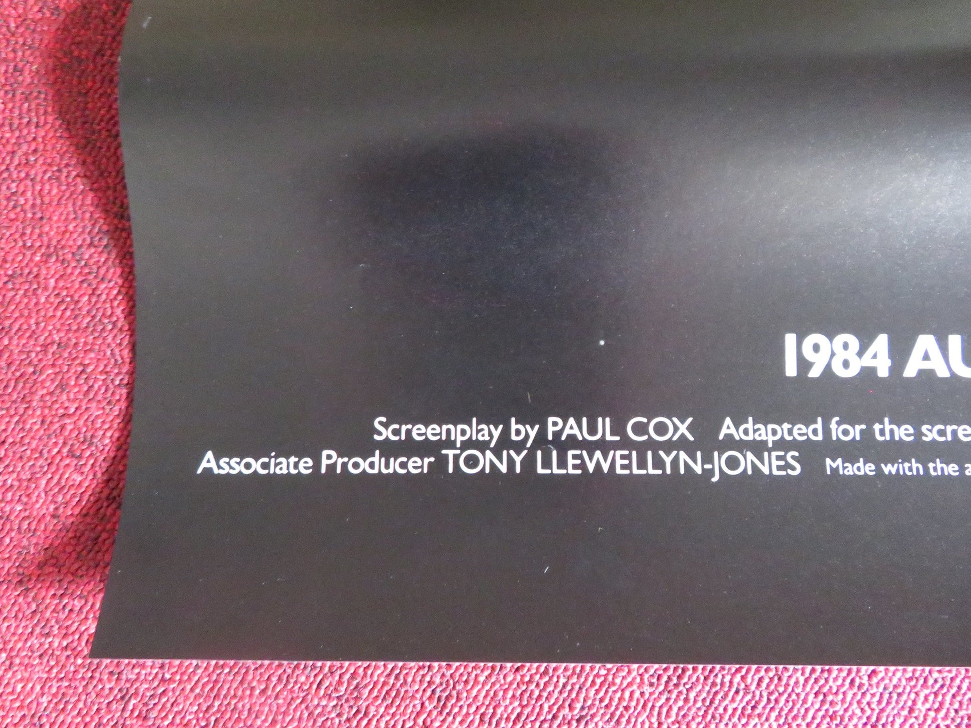 MY FIRST WIFE US ONE SHEET ROLLED POSTER JOHN HARGREAVES WENDY HUGHES 1984 Rendezvous Cinema Movie posters