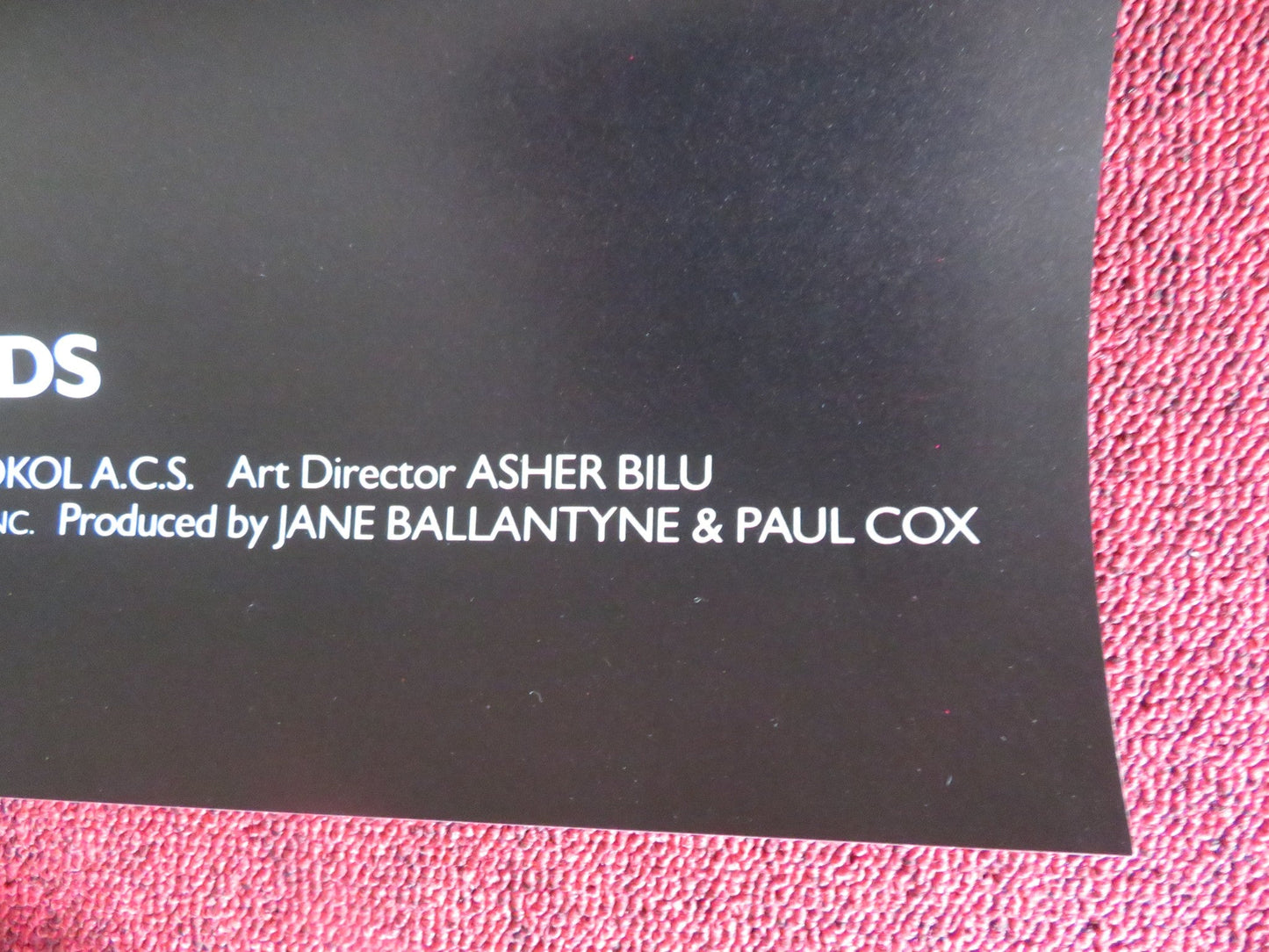 MY FIRST WIFE US ONE SHEET ROLLED POSTER JOHN HARGREAVES WENDY HUGHES 1984 Rendezvous Cinema Movie posters