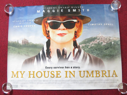 MY HOUSE IN UMBRIA UK QUAD (30"x 40") ROLLED POSTER MAGGIE SMITH R. BARKER 2003 Rendezvous Cinema Movie posters