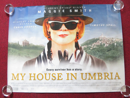 MY HOUSE IN UMBRIA UK QUAD (30"x 40") ROLLED POSTER MAGGIE SMITH R. BARKER 2003 Rendezvous Cinema Movie posters