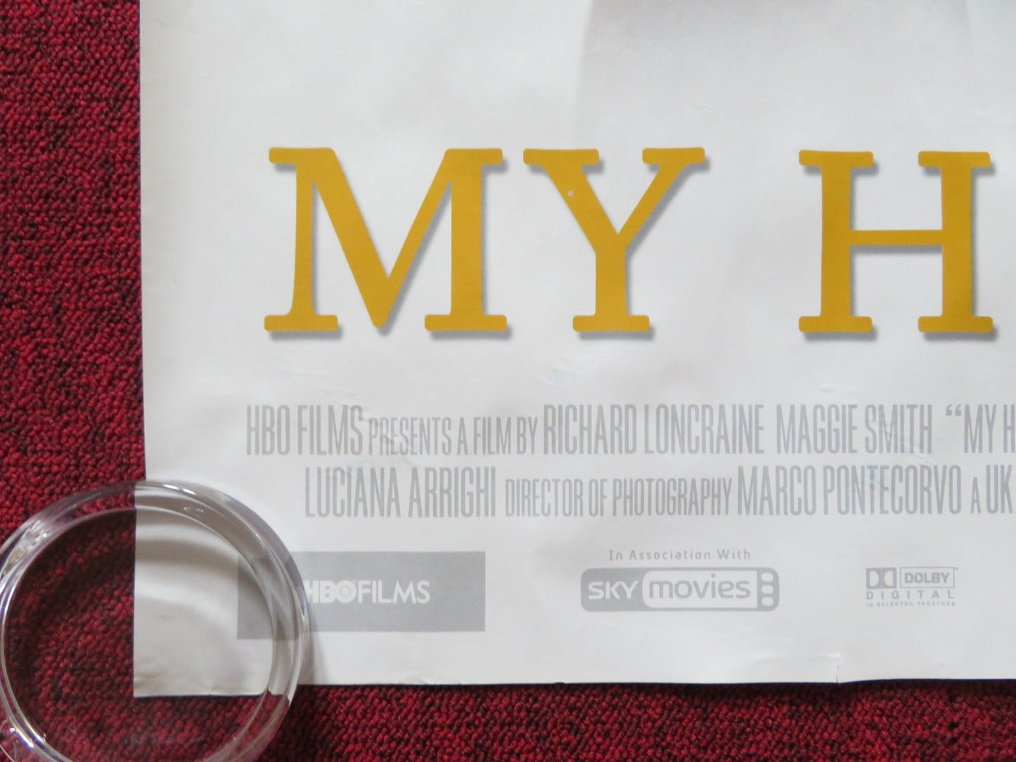 MY HOUSE IN UMBRIA UK QUAD (30"x 40") ROLLED POSTER MAGGIE SMITH R. BARKER 2003 Rendezvous Cinema Movie posters