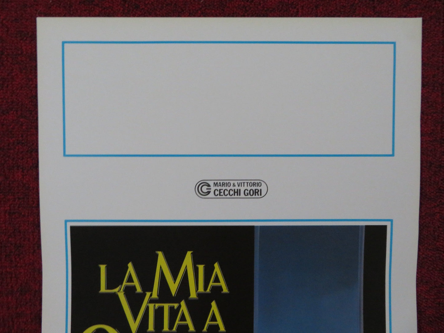 MY LIFE AS A DOG ITALIAN LOCANDINA POSTER ANTON GLANZELIUS T. VON BROMSSEN 1985 Rendezvous Cinema Movie posters