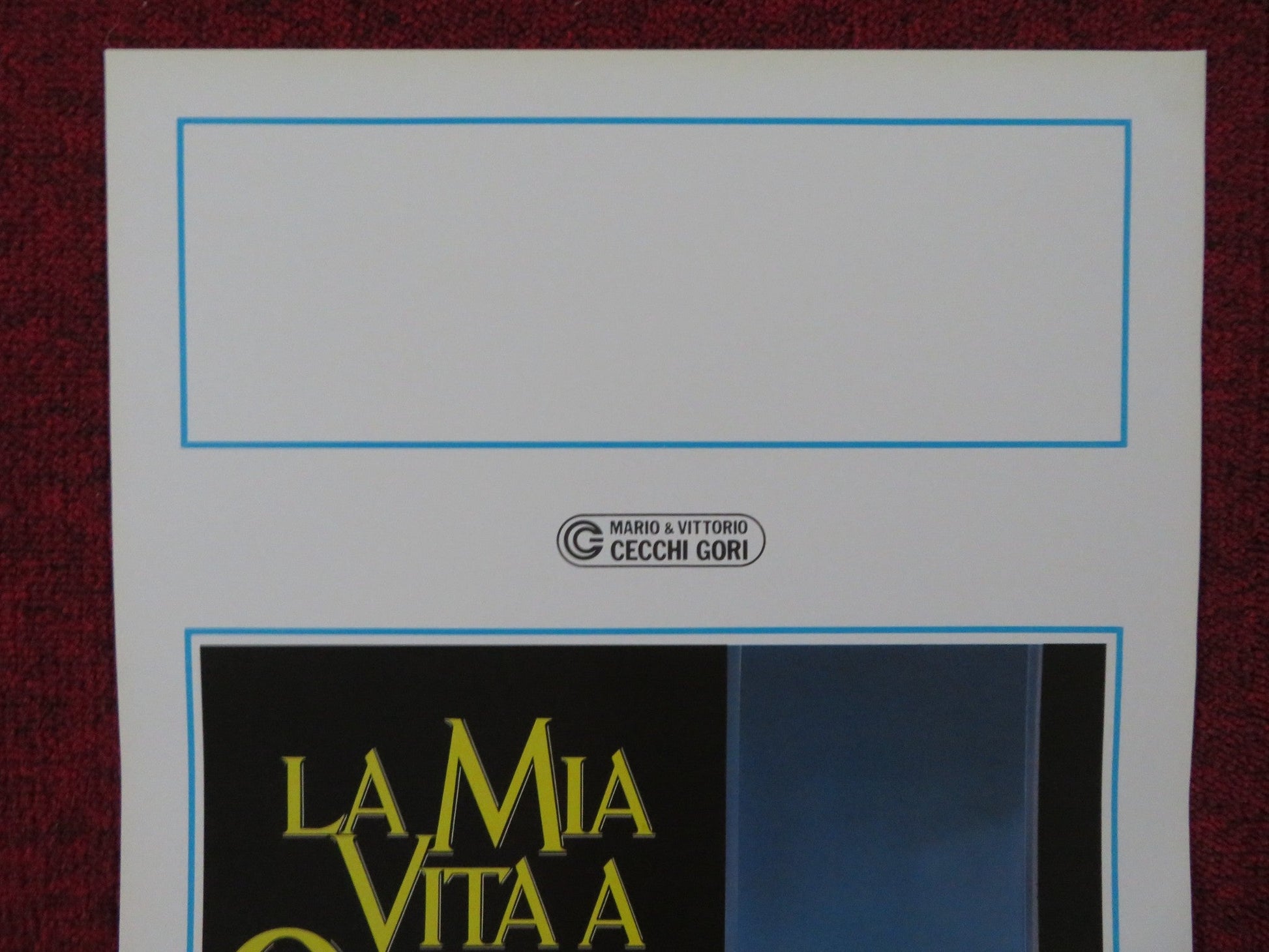 MY LIFE AS A DOG ITALIAN LOCANDINA POSTER ANTON GLANZELIUS T. VON BROMSSEN 1985 Rendezvous Cinema Movie posters