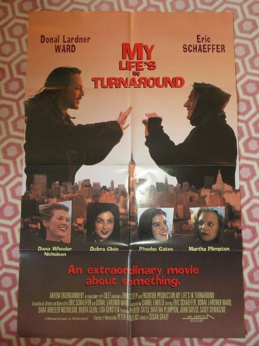 MY LIFE'S IN TURNAROUND FOLDED US ONE SHEET POSTER DONAL LARDNER WARD 1994 Movie posters