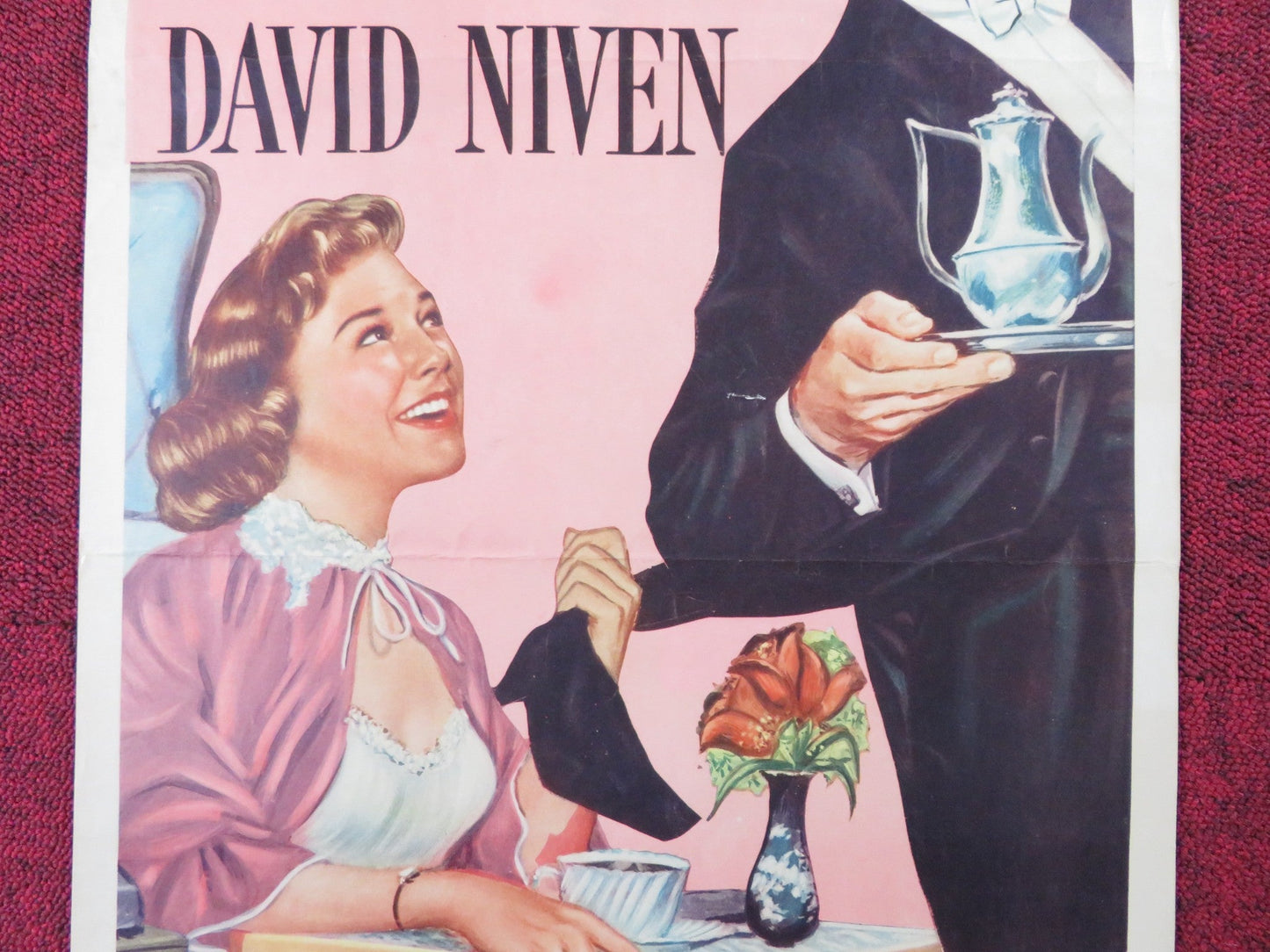 MY MAN GODFREY US INSERT (14"x 36") POSTER JUNE ALLYSON DAVID NIVEN 1957 Rendezvous Cinema Movie posters