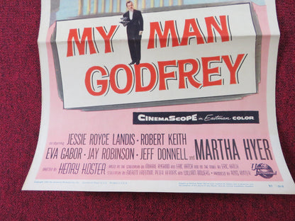 MY MAN GODFREY US INSERT (14"x 36") POSTER JUNE ALLYSON DAVID NIVEN 1957 Rendezvous Cinema Movie posters