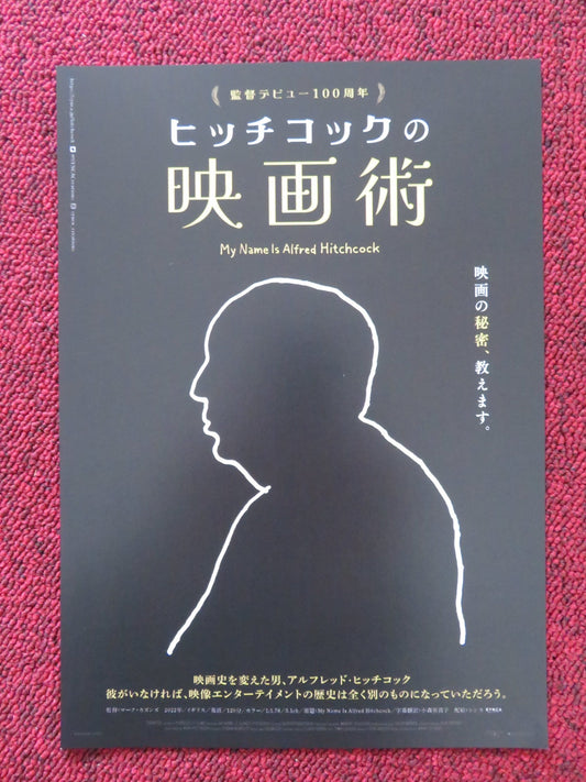 MY NAME IS ALFRED HITCHCOCK - B JAPANESE CHIRASHI (B5) POSTER HITCHCOCK 2022 Rendezvous Cinema Movie posters