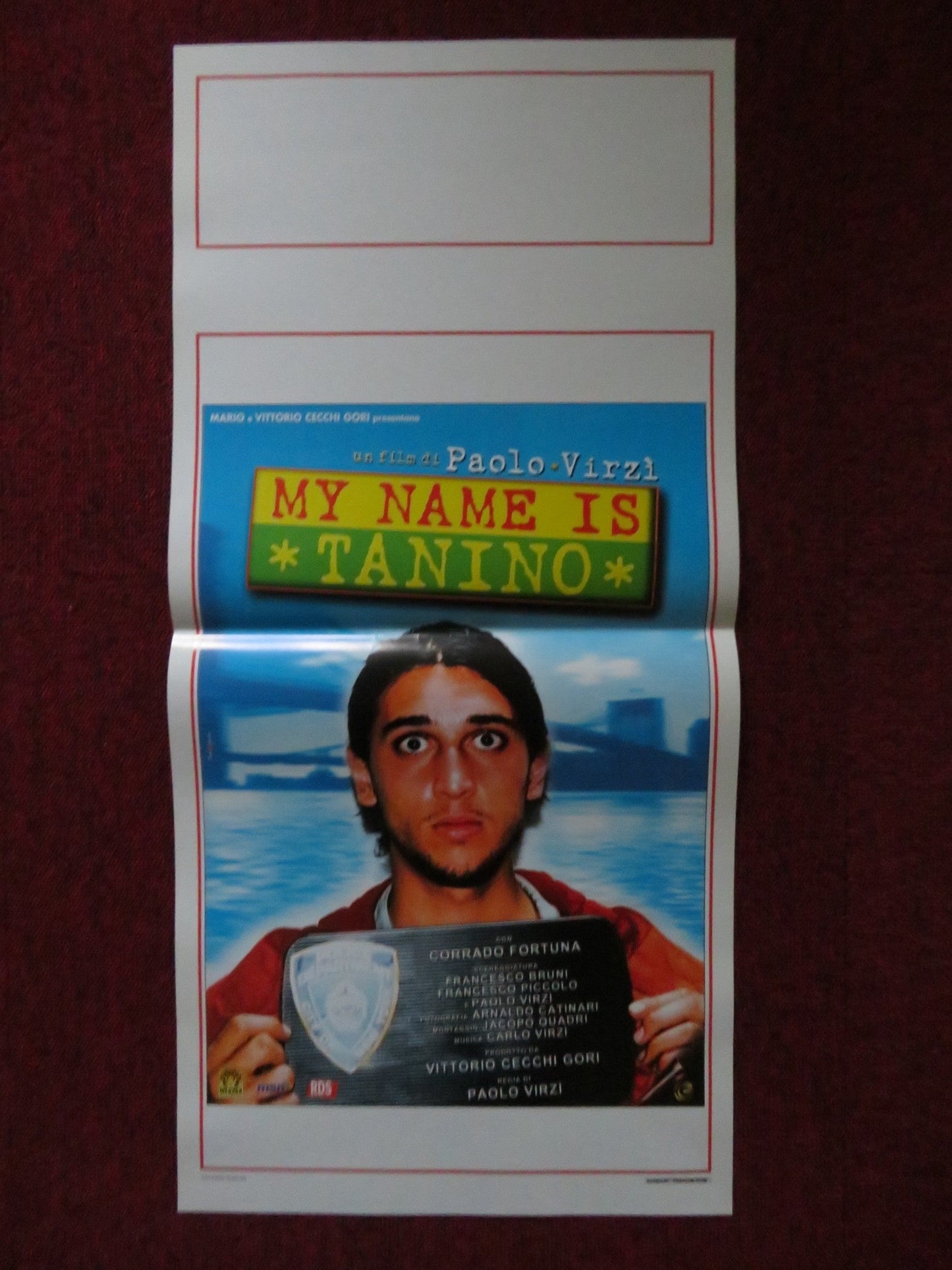 MY NAME IS TANINO ITALIAN LOCANDINA POSTER CORRADO FORTUNA RACHEL MCADAMS 2002 Rendezvous Cinema Movie posters