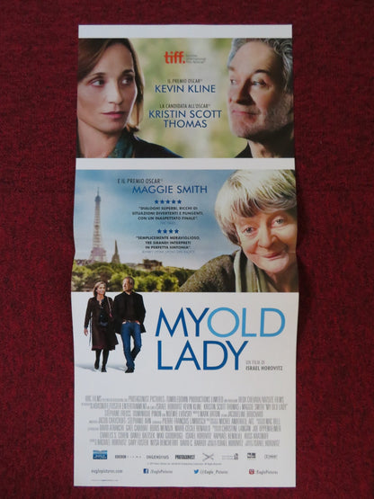 MY OLD LADY ITALIAN LOCANDINA POSTER KEVIN KLINE MAGGIE SMITH 2014 Rendezvous Cinema Movie posters