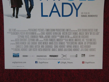 MY OLD LADY ITALIAN LOCANDINA POSTER KEVIN KLINE MAGGIE SMITH 2014 Rendezvous Cinema Movie posters