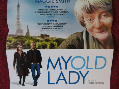 MY OLD LADY ITALIAN LOCANDINA POSTER KEVIN KLINE MAGGIE SMITH 2014 Rendezvous Cinema Movie posters