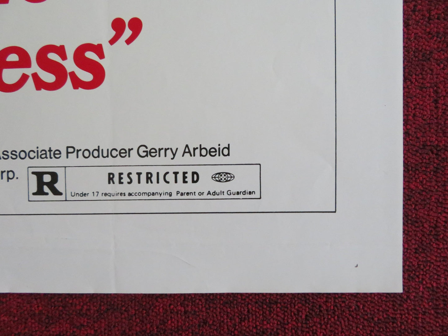 MY PLEASURE IS MY BUSINESS FOLDED US ONE SHEET POSTER XAVIERA HOLLANDER 1974 Rendezvous Cinema Movie posters