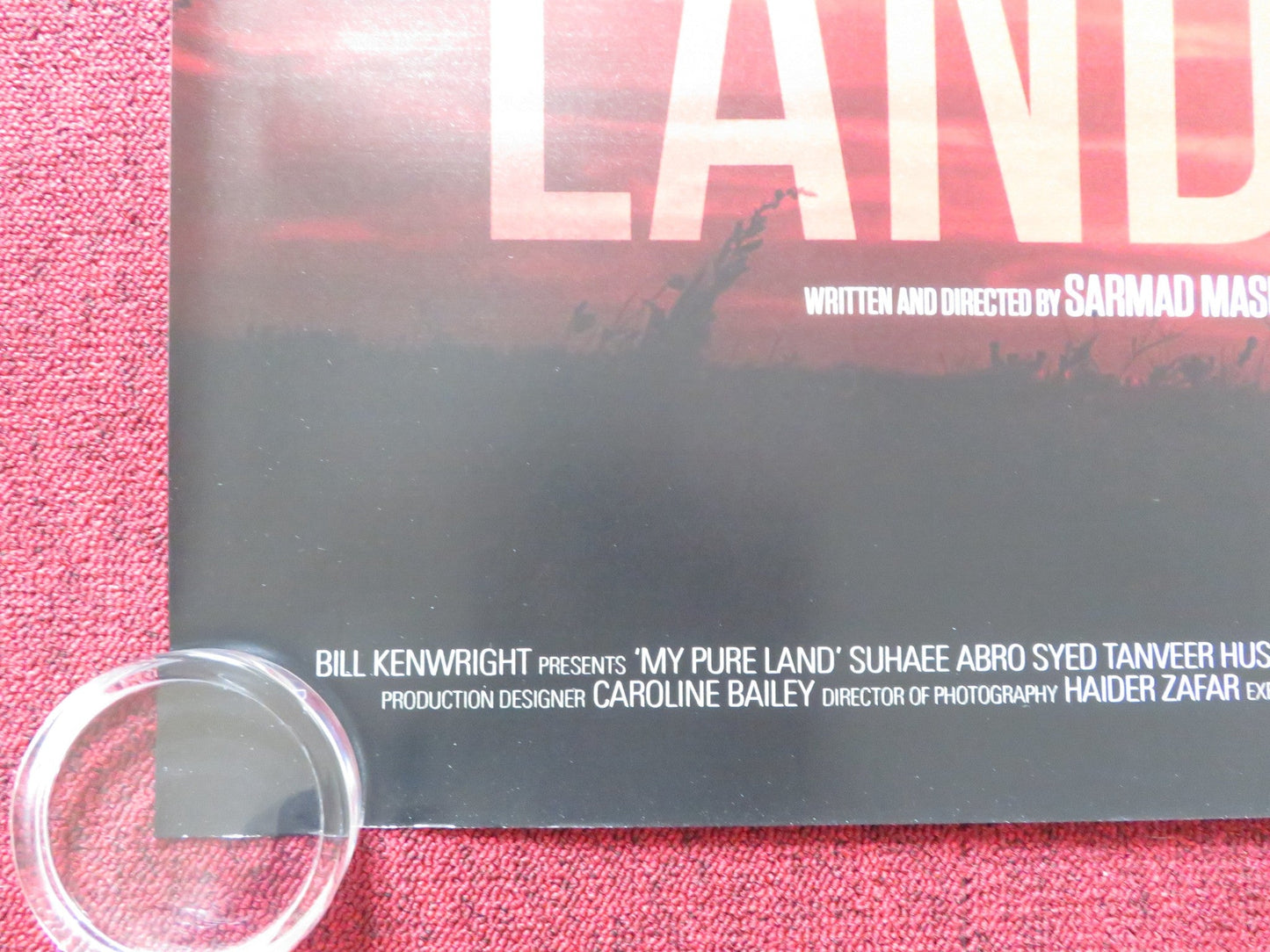 MY PURE LAND UK QUAD (30"x 40") ROLLED POSTER SUHAEE ABRO EMAN MALIK 2017 Rendezvous Cinema Movie posters