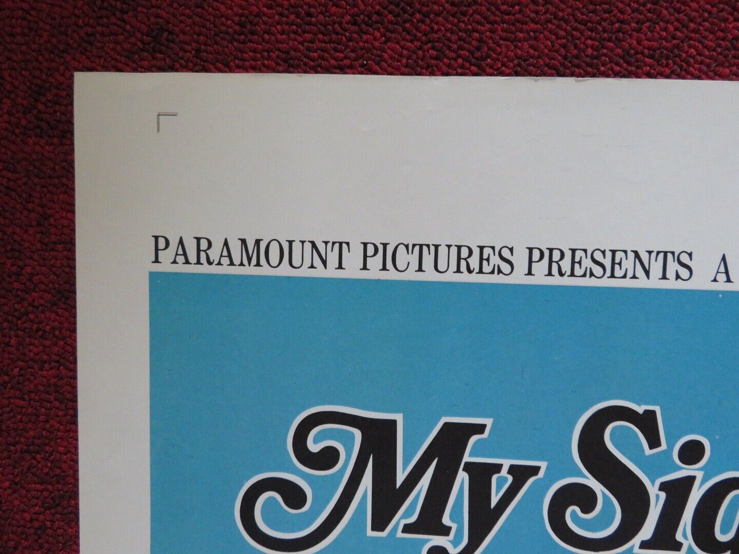 MY SIDE OF MOUNTAIN FOLDED US ONE SHEET POSTER THEODORE BIKLE TEDDY ECCLES 1968 Movie posters