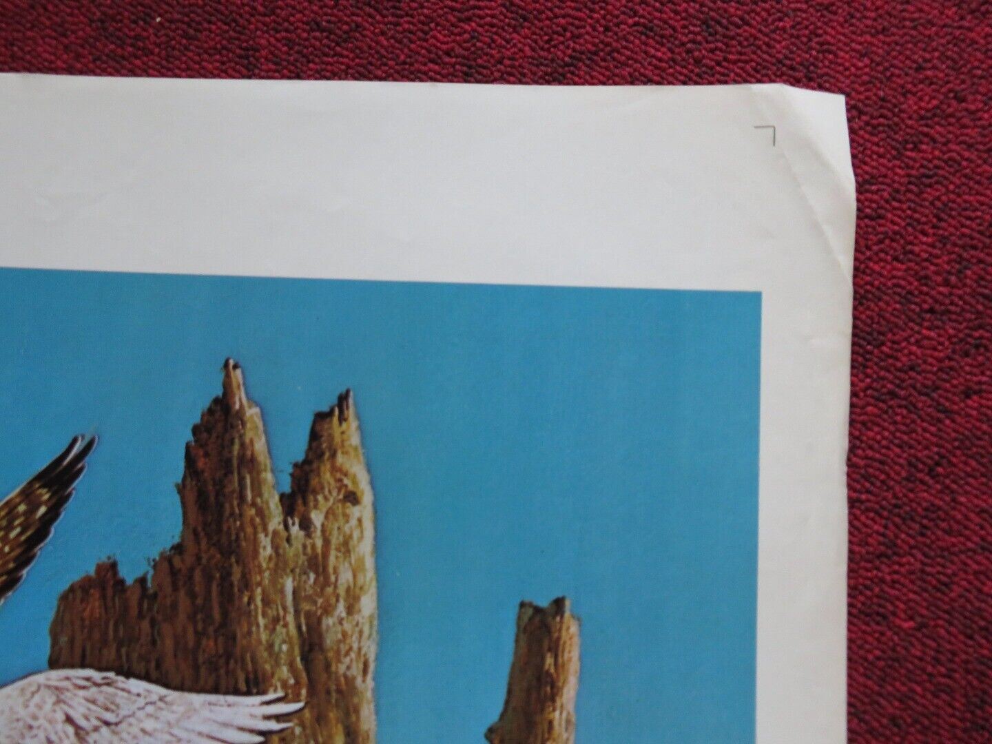 MY SIDE OF MOUNTAIN FOLDED US ONE SHEET POSTER THEODORE BIKLE TEDDY ECCLES 1968 Movie posters