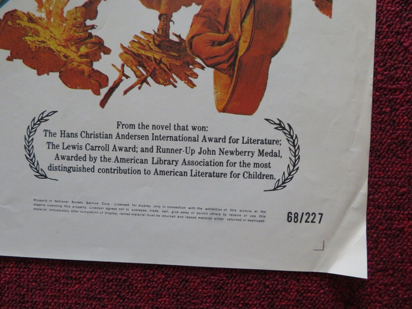 MY SIDE OF MOUNTAIN FOLDED US ONE SHEET POSTER THEODORE BIKLE TEDDY ECCLES 1968 Movie posters