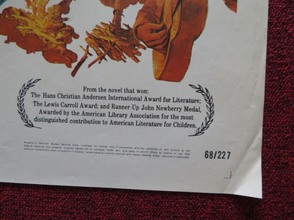 MY SIDE OF MOUNTAIN FOLDED US ONE SHEET POSTER THEODORE BIKLE TEDDY ECCLES 1968 Movie posters