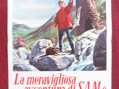 MY SIDE OF THE MOUNTAIN ITALIAN LOCANDINA POSTER TEDDY ECCLES T. BIKEL 1970 Rendezvous Cinema Movie posters