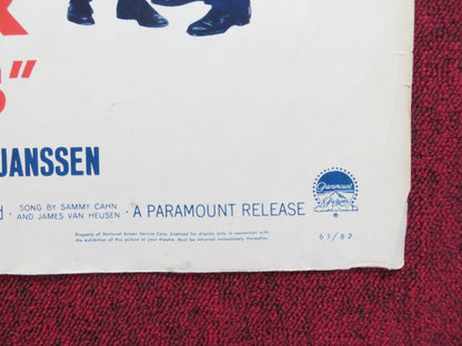 MY SIX LOVES US HALF SHEET (22"x 28") POSTER DEBBIE REYNOLDS C. ROBERTSON 1962 Rendezvous Cinema Movie posters