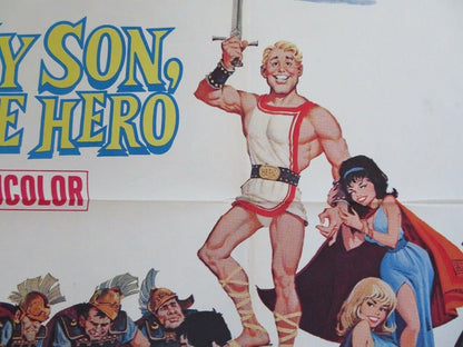 MY SON, THE HERO US ONE SHEET RE - RELASED POSTER PEDRO ARMEDARIZ 1963 Movie posters